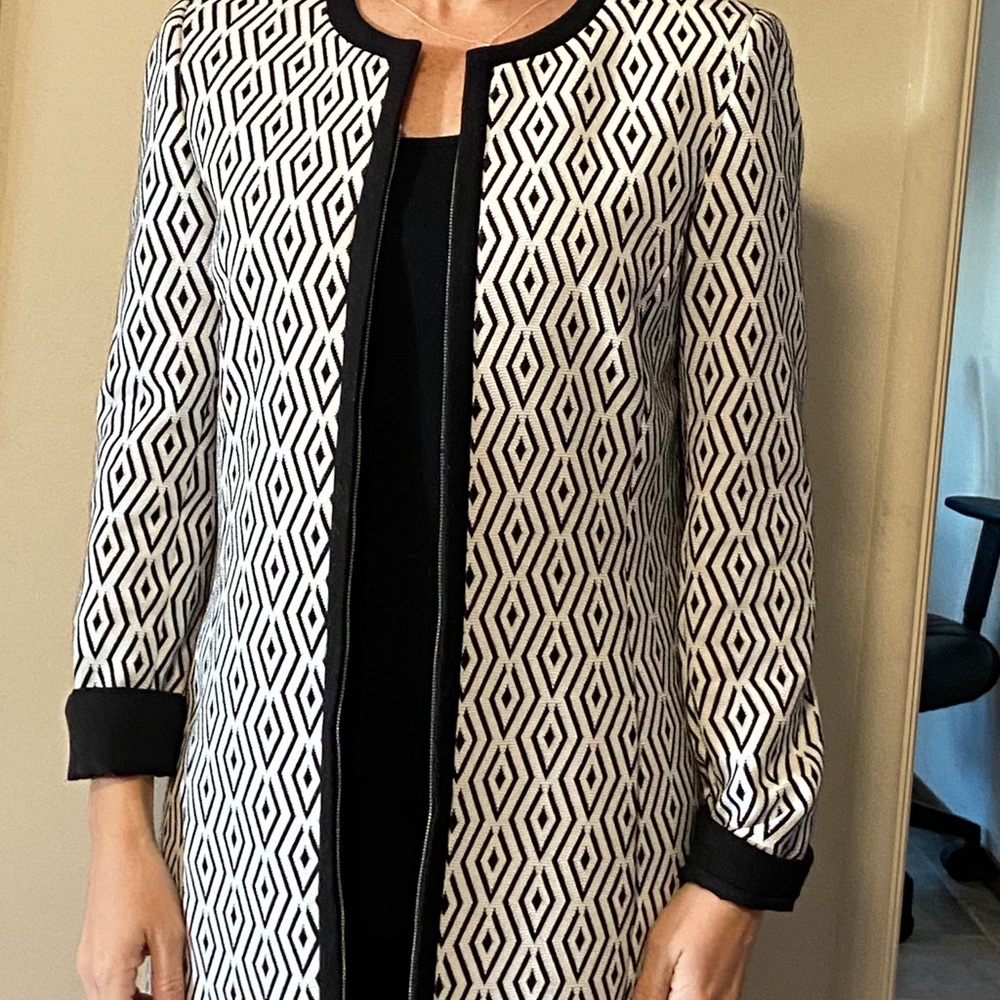 Tahari long jacket